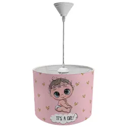 لوستر کودک طرح نی نی نوزاد مدل LBR-PD-017