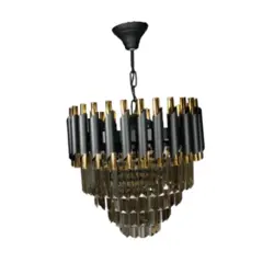 لوستر روناک مشکی طلایی  40 سانتی