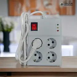 محافظ لوازم صوتی و تصویری | 4خانه | مغزی سرامیکی | ارت دار | 1.8 ، 3 و 5 متری | پارت الکتریک - الکتریکی مرکزی | MARKAZI ELECTRIC