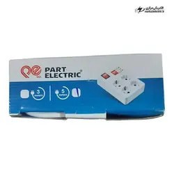 محافظ لوازم صوتی و تصویری | 4خانه | مغزی سرامیکی | ارت دار | 1.8 ، 3 و 5 متری | پارت الکتریک - الکتریکی مرکزی | MARKAZI ELECTRIC