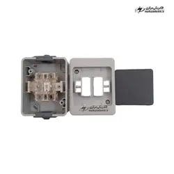 کلید تک پل صنعتی روکار بارانی مدل برکه پارت الکتریک - الکتریکی مرکزی | MARKAZI ELECTRIC
