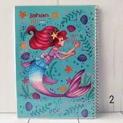 دفتر 80 برگ پری دریایی - لوازم تحریر فانتزی در اصفهان - شیکوهپی