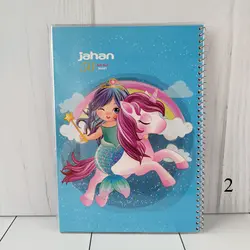 دفتر پنجاه برگ پری دریایی - لوازم تحریر فانتزی در اصفهان - شیکوهپی