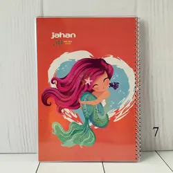 دفتر پنجاه برگ پری دریایی - لوازم تحریر فانتزی در اصفهان - شیکوهپی