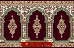 فرش سجاده ای طرح بارگاه 700 شانه کد 26 - فرش سجاده ای کاشان