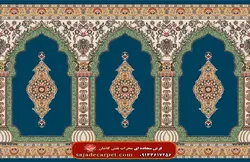 فرش سجاده ای طرح بارگاه 700 شانه کد 26 - فرش سجاده ای کاشان