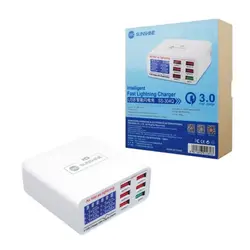 شارژر و تستر USB رومیزی 6 خروجی مدل SS-304Q مارک SUNSHINE