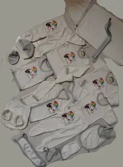 ست بیست تکه بیمارستانی بهین در طرح و رنگ های متنوع