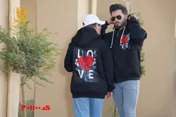 هودی ست دونفره طرح آیگین - دالوک