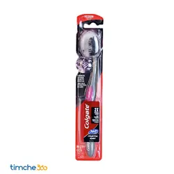 مسواک کلگیت مدل Charcoal Siyah 360 سایز متوسط