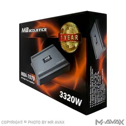 آمپلی فایر 4 کانال ام بی آکوستیک (MB Acoustic) مدل MBA-7070