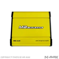 آمپلی فایر 4 کانال ام بی آکوستیک (MB Acoustics) مدل MBA-4145