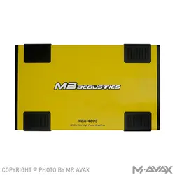 آمپلی فایر 4 کانال ام بی آکوستیک (MB Acoustics) مدل MBA-4805