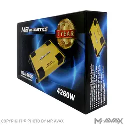 آمپلی فایر 4 کانال ام بی آکوستیک (MB Acoustics) مدل MBA-4805