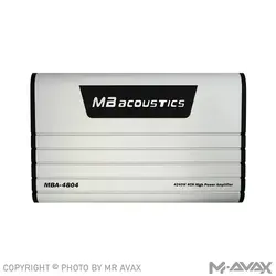 آمپلی فایر 4 کانال ام بی آکوستیک (MB Acoustics) مدل MBA-4804