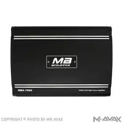 آمپلی فایر 4 کانال ام بی آکوستیک (MB Acoustics) مدل MBA-7090 - مستر آواکس