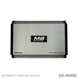 آمپلی فایر 4 کانال ام بی آکوستیک (MB Acoustics) مدل MBA-8040