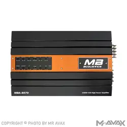 آمپلی فایر 4 کانال ام بی آکوستیک (MB Acoustics) مدل MBA-8070