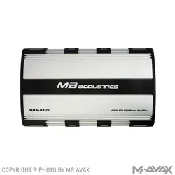 آمپلی فایر 4 کانال ام بی آکوستیک (MB Acoustics) مدل MBA-8120