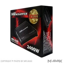 آمپلی فایر 4 کانال ام بی آکوستیک (MB Acoustics) مدل MBA-4150 - مستر آواکس