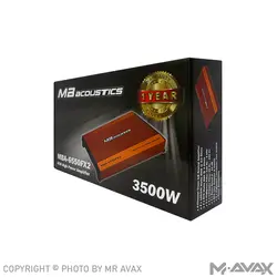 آمپلی فایر 4 کانال ام بی آکوستیک (MB Acoustics) مدل MBA-6550FX2 - مستر آواکس