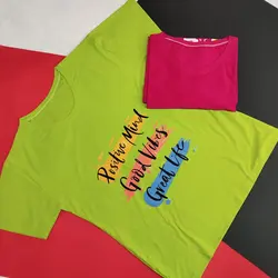 تیشرت زنانه طرح سه رنگ - ژستینو