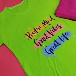 تیشرت زنانه طرح سه رنگ - ژستینو