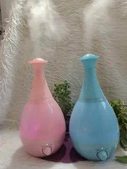 بخورسرد کوزه 3لیتری بخور سرد3 لیتر مدل کوزه ای بخور سرد مدل ابشار چراغ خواب دار  بخور سرد التراسونیک و رطوبت ساز