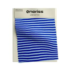 پارچه تریکو فانریپ رینگر نیم سانتی گردباف | آبی شالی و آبی