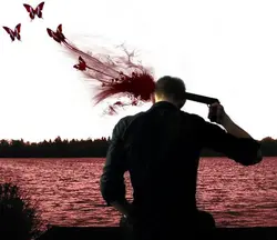 گزارش کالبد گشایی یک مورد خود کشی با تفنگ ساچمه ای با علائم شلیک از راه دور