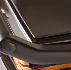 گریل و تستر کاراجا مدل Gustro Glass شش نفره مشکی