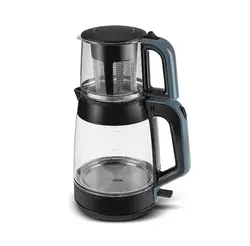 چاییساز برقی کاراجا مدل Glass Tea XL دسته آبی