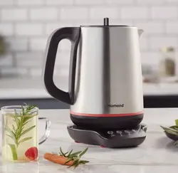 چاییساز برقی هومند مدل Royaltea استیل مشکی