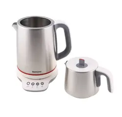 چاییساز برقی هومند مدل Royaltea استیل سفید