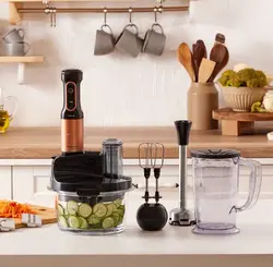 ربات غذاساز 4 کاره کاراجا مدل Prosteel mastermaid مشکی مسی