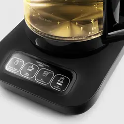 چاییساز برقی کاراجا مدل رباتیک Robotea pro دسته مشکی شیشه طلایی