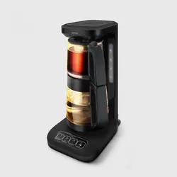 چاییساز برقی کاراجا مدل رباتیک Robotea pro دسته مشکی شیشه طلایی