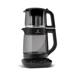 چاییساز برقی کاراجا مدل Çaysever Konuşan cam دسته مشکی