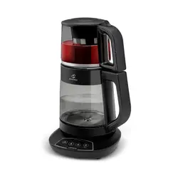 چاییساز برقی کاراجا مدل Çaysever Konuşan cam دسته مشکی