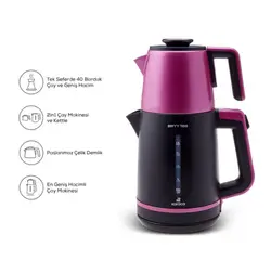 چاییساز برقی کاراجا مدل Berry Tea سرخابی