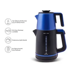 چاییساز برقی کاراجا مدل Berry Tea آبی