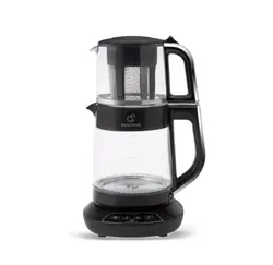 چاییساز برقی کاراجا مدل Çaysever Konuşan cam کروم