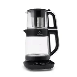 چاییساز برقی کاراجا مدل Çaysever Konuşan cam کروم