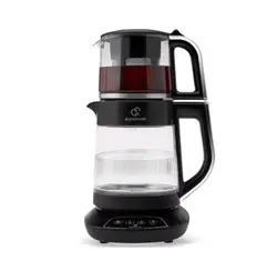 چاییساز برقی کاراجا مدل Çaysever Konuşan cam کروم