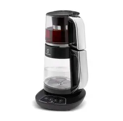 چاییساز برقی کاراجا مدل Çaysever Konuşan cam کروم