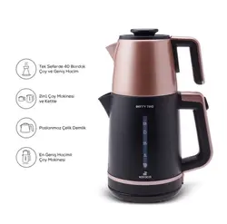 چاییساز برقی کاراجا مدل Berry Tea رزگلد