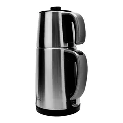 چاییساز برقی کاراجا مدل Dem Keyfi خاکستری