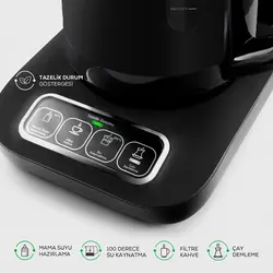 چاییساز برقی کاراجا مدل رباتیک Çaysever Robotea Pro کروم