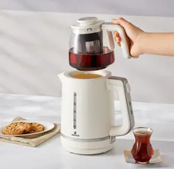 چاییساز برقی کاراجا مدل Maxi Tea کرم