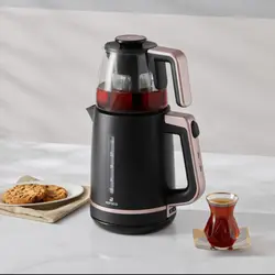 چاییساز برقی کاراجا مدل Maxi Tea رزگلد